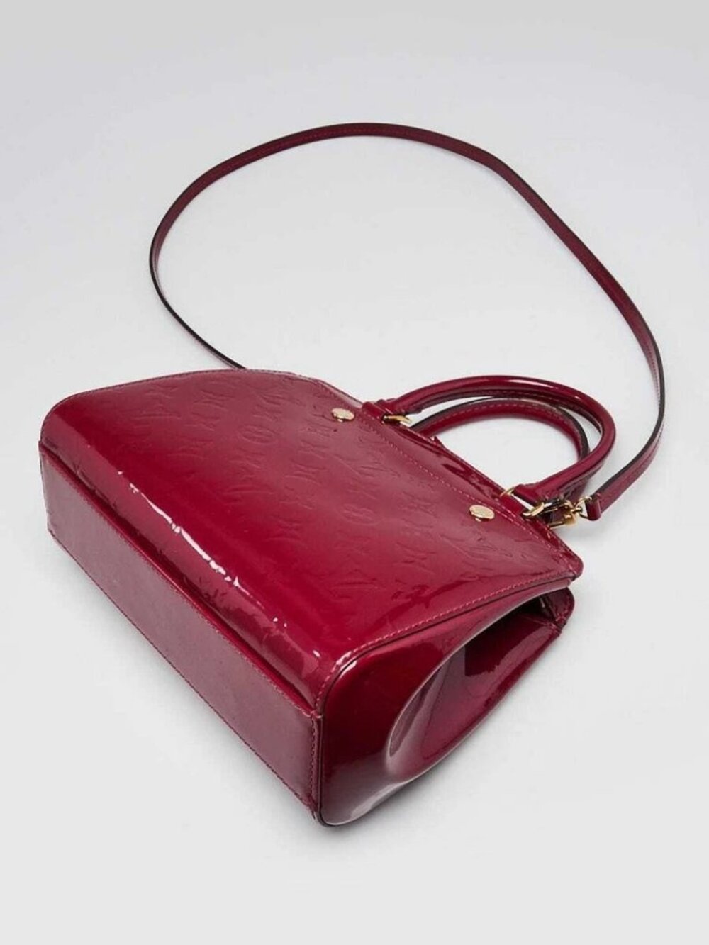 Louis Vuitton Magenta Monogram Vernis Brea PM NM Bag - Picture 3 of 12